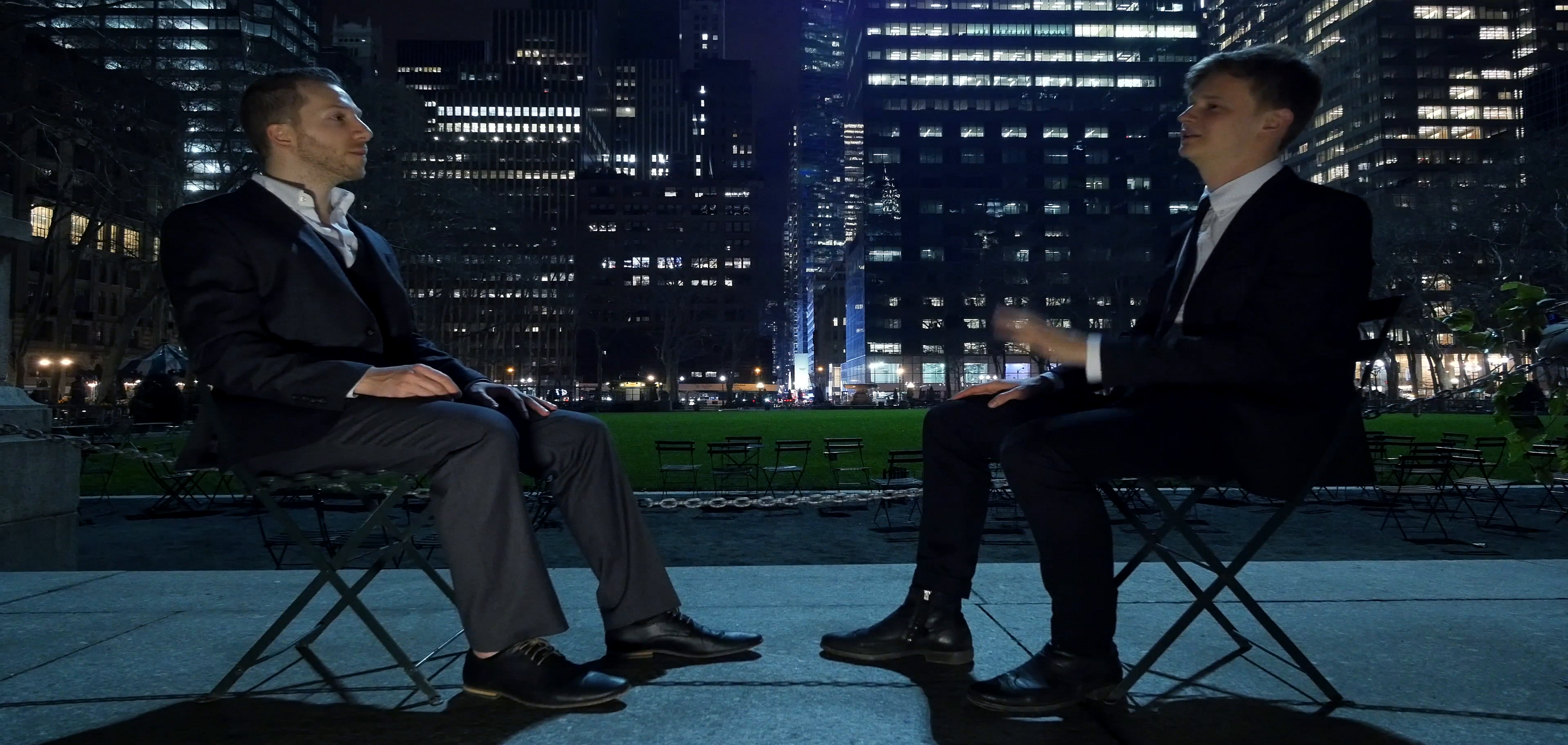 meeting at night